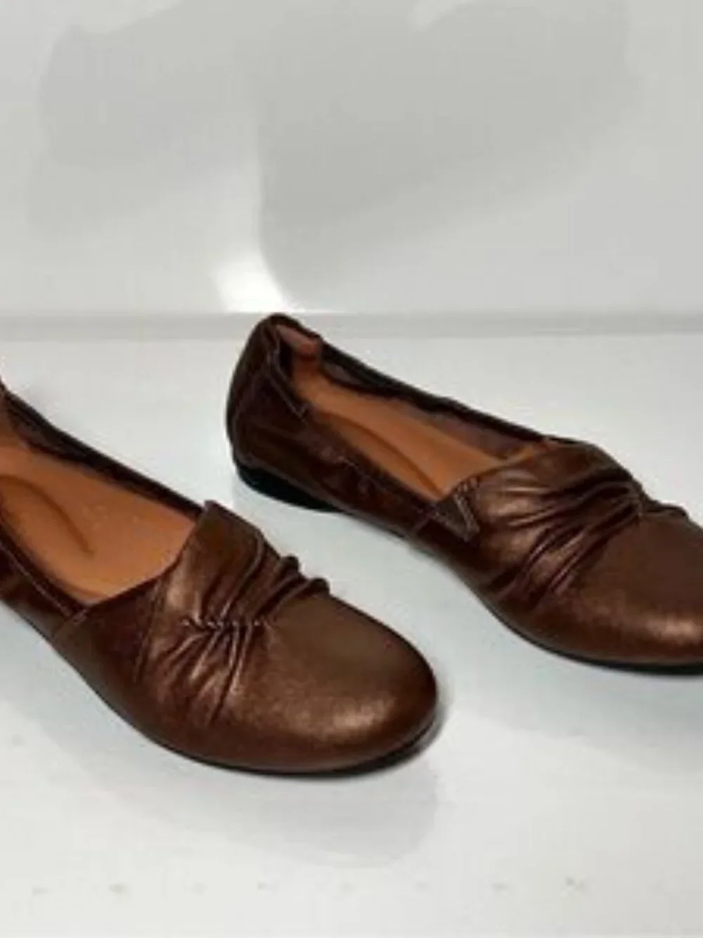 Clarks Rena Way Leather Flats